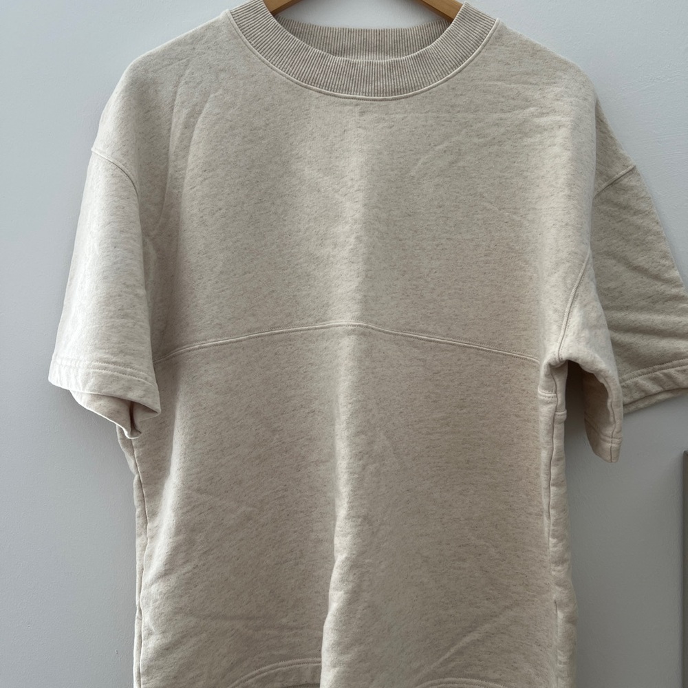 COS Beige Short Sleeve Men's Tee